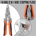 thumbnail image 2 of GXFCAI Wire Stripper Tool,High Carbon Steel,Cable Cutting Multifunction, 2 of 7