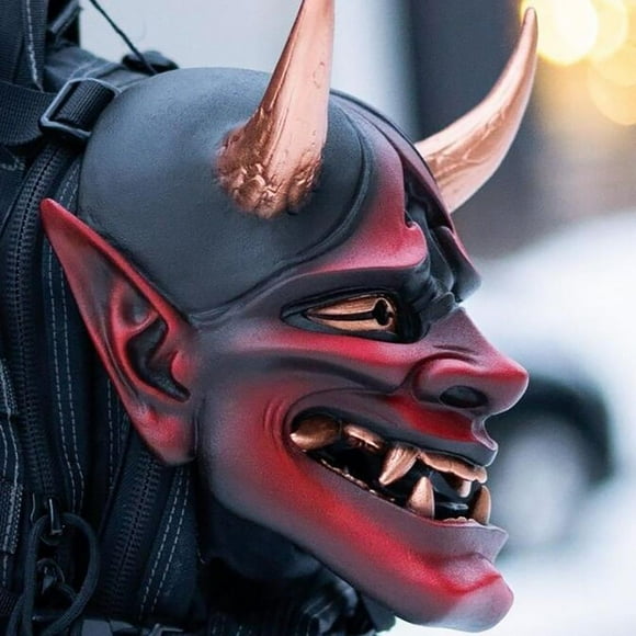 Japanese Cosplay Face Cover Horror Face Cover Halloween Face Cover Japanese Cosplay Latex Face Cover Anime Horror Soft Face Cover Halloween Ghost Demon Face Cover Stage