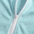 thumbnail image 4 of Lovskoo Bathing Suit for Baby Girls Swim Cover Up Kids Swimsuit Coverup Zip-Up Beach Robe for 3-11 Years Baby Clothes Blue, 4 of 6