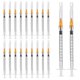 thumbnail image 1 of 50 1 ml syringes with needles - 25G 1 inch needles, lab supplies, individually sealed packaging, 1 of 5