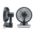 thumbnail image 3 of USB Portable Fan, USB Small Desk Fans 5000mAh Battery  for Office Green, 3 of 7