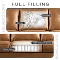 thumbnail image 5 of Vcatnet Sofas and Couches,3 Seater Comfy Couch with Deep Seats,71 " Modern Indoor Upholstered Sofa for Living Room,Small Space,Brown, 5 of 8