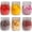 25oz*6, variant on TrendMallOasis Short Glass Storage Jars (6-Pack), 17oz Airtight Canning Jars with Clamp Lids