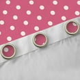 thumbnail image 4 of Manfei Polka Dots Blackout Curtains Set of 2 (52x84 Each) for Female Men,Minimalist Mid Century Window Curtains,Cartoon Geometric Circle Curtains and Drapes,Lightweight Room Decor, 4 of 6