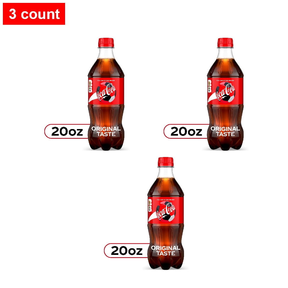 Coca-Cola, Cherry Coke, Pack of 10 20oz Bottles - Ideal Size for