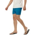 thumbnail image 4 of NOMADIC NOOK Men's Summer Cool Solid Color Drawstring Waist Beach Swimming Trunks 2 Pack, 4 of 6