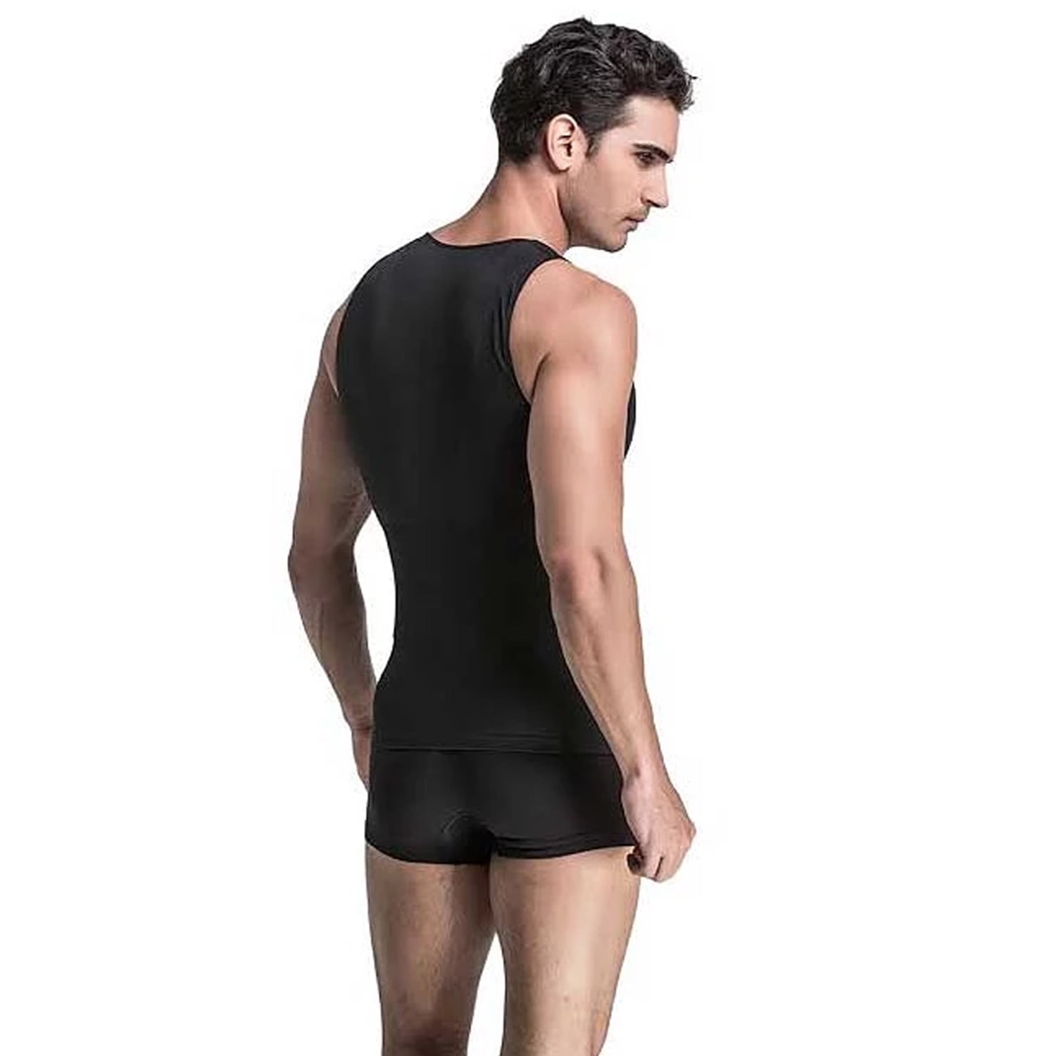 Mens Compression Slimming Tank Top Shirt