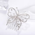 thumbnail image 2 of 1 Pack Rhinestones Set with Diamond Butterfly Hair Ornament Bride Headdle Exquisite Girl Headdle Ornaments, 2 of 8