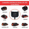 thumbnail image 3 of 20V Lithium Battery Charger LCS1620 for Black Decker LGC120 LHT120 LHT2220, 3 of 5