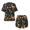 thumbnail image 6 of "Wukai Forest Elf Women's Pajama Set - Short-Sleeve Top and Shorts with Elastic Waistband and Pockets for Loungewear, Yoga, and Casual Wear-4X-Large, 6 of 8