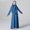 Blue, variant on Khaki Girls Islamic Dress with Hijab Muslim Abaya Set Prayer Outfit Modest Long Sleeve Maxi Dress for Eid Ramadan 4-12 Years,Size 9-10 T
