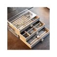 thumbnail image 2 of 1pc Three-layer Acrylic Jewelry Box, 2 of 4