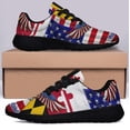 thumbnail image 3 of Maryland Eagle Shoes Sneakers for Women Men Black Size 4, 3 of 7