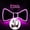 Pink, variant on LED Light Up Bow Tie Men Luminous Neckwear for Party Carnival Performance Dress Up