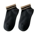 thumbnail image 2 of 1 Pair Short Socks Breathable Sweat Absorption Extra Soft Washable Non-Fading Protective Polyester Women Summer Thin Ankle Socks for Women, 2 of 8