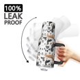 thumbnail image 3 of OBREWU Dachshund Footprint Tumbler with Handle and Lid,Dachshund Footprint 40oz Double Wall Vacuum Insulated Tumbler,Cups Gift for Women and Men, 3 of 7