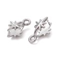 thumbnail image 2 of Non-304 Stainless Steel SIce Pick Pinch Bails Star Stainless Steel Color 13x6mm Hole: 1.3mm Pin: 0.8mm, 2 of 3