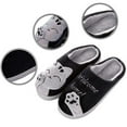 thumbnail image 4 of Women Cute Cat Warm Plush Fluffy House Slippers Memory Foam Booties, 4 of 5