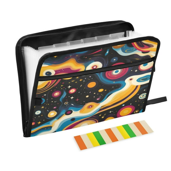 Organ Folder 14.2 x 0.8 x 10.6 Inches 13 Separate Pockets A4 Size Documents Folder A Sort Storage File Manager For The Home Office Galaxy Seamless