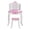 White, variant on Fantasy Fields Gisele Polka Dot Kids Vanity Table & Stool with LED, White & Pink