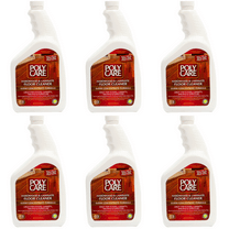 PolyCare Hardwood Floor Cleaner Super Concentrate - 32 Fl Oz (6 Pack) - Fresh- Dilute Concentrate with Water for Spray Mops and Spray Bottles - Residue-Free Floor Cleaning Solution s