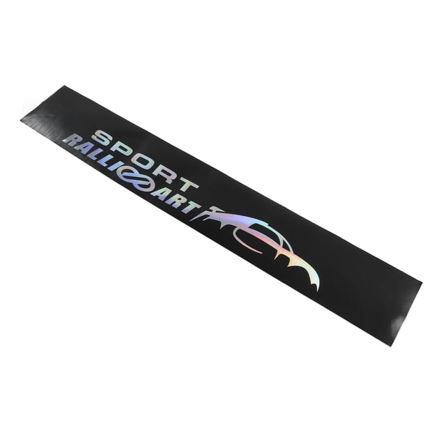 Calcomanía universal para parabrisas delantero, pegatina reflectante para parabrisas de coche para la mayoría de los vehículos, 130x21cm/51,2 X 8,3 pulgadas Ralli Rat