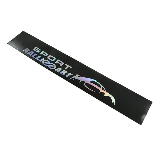 Calcomanía universal para parabrisas delantero, pegatina reflectante para parabrisas de coche para la mayoría de los vehículos, 130x21cm/51,2 X 8,3 pulgadas Ralli Rat