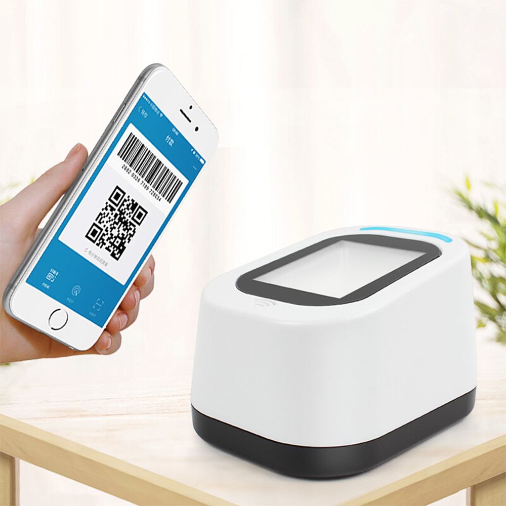 MABOTO Wired Barcode Scanner USB Versatile Scanning Hands-free Scan QR Code 1D&2D Code Reader for Supermarkets/Stores (White) - image 3 of 8