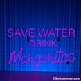 thumbnail image 2 of Glowneon Save Water Drink Margaritas Neon Sign, Margarita Led Sign, Bar Club Decor, Margarita Sign, 2 of 5