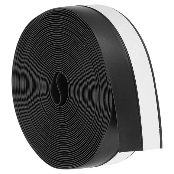 Uxcell 16.4Ft Weather Stripping Door Seal, 1"W Silicone Sealing Tape, Black