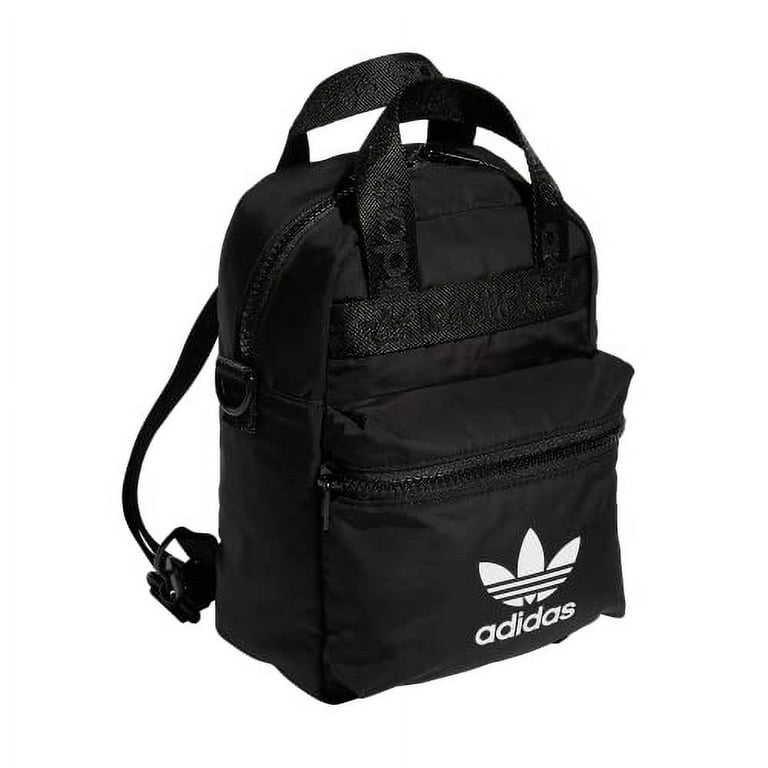 adidas Originals Micro Backpack Small Mini Travel Bag, Wonder White/White,  One Size