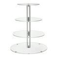 thumbnail image 2 of Soumake 1 Set Cake Stand 3/4 Layers Transparent Round Large Capacity Easy Installation Acrylic Party Cupcake Tower Holder Wedding Supplies, 2 of 7