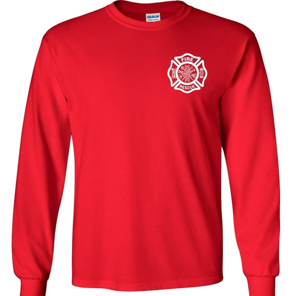 firefighter long sleeve t shirts