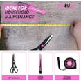 thumbnail image 4 of 40 Pieces Home Tool Set Pink, General Household Hand Kit with Plastic Toolbox Storage Case, Mini Repair kit for Women, College Students, Use & More, 4 of 4