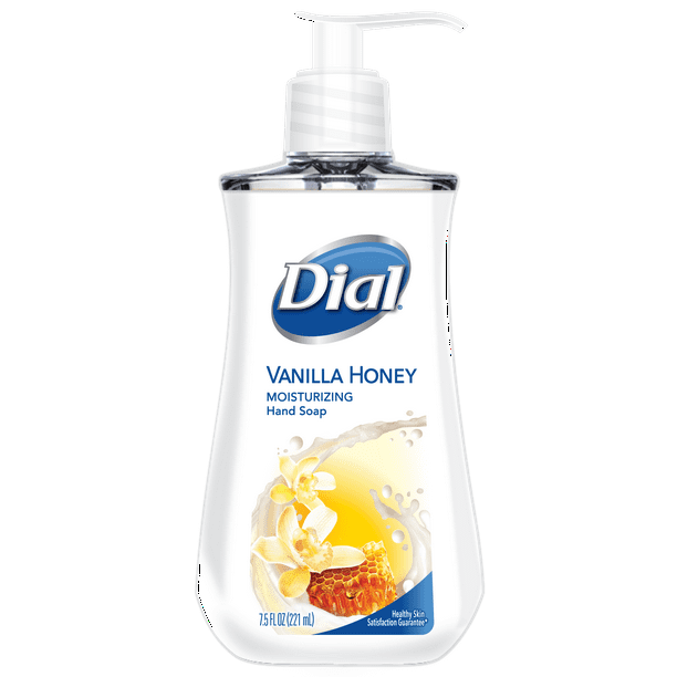 Dial Liquid Hand Soap, Vanilla Honey, 7.5 Ounce