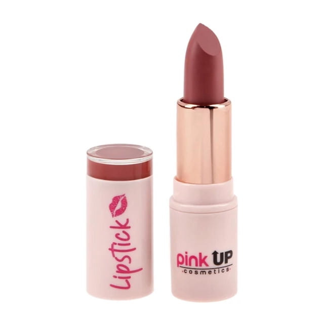 Labial en barra Lipstick Mate Larga duración Pink Up cafe