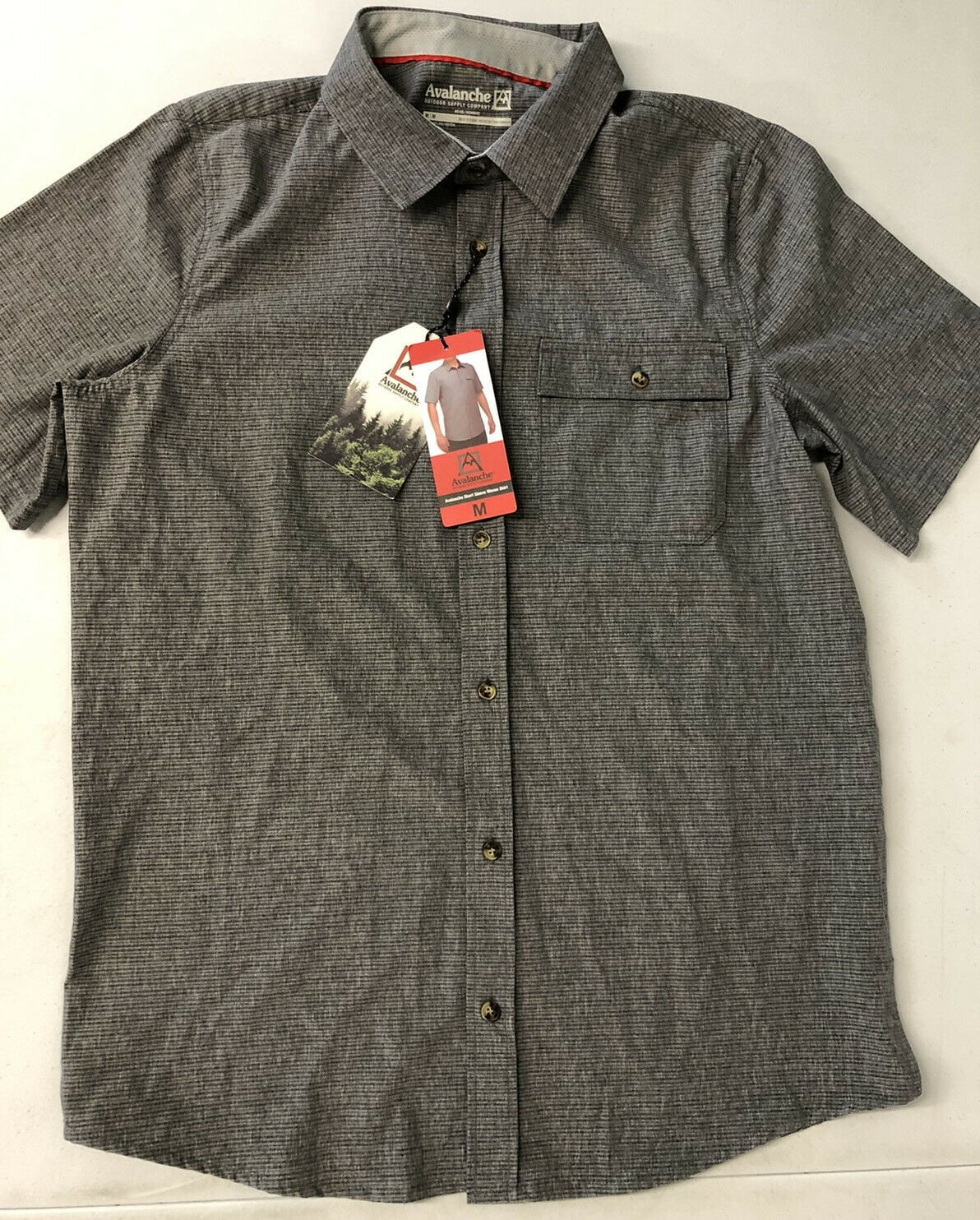 Avalanches Men's Performance Short Sleeve Woven Shirt