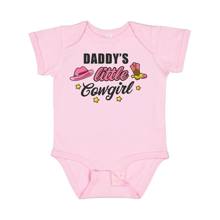 

Inktastic Daddys Little Cowgirl with Cowgirl Hat and Boots Gift Baby Girl Bodysuit