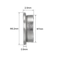 thumbnail image 3 of SMF74ZZ Flange Ball Bearing 4x7x2.5mm Double Metal Shielded Stainless Steel Bearings 5 pcs, 3 of 5