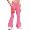 thumbnail image 4 of Pantalones largos, leggings acampanados para niñas, pantalones de yoga y baile de cintura alta, leggings para niños con bolsillos, pantalones de yoga para mujer, 4 of 8