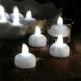 thumbnail image 2 of Kafsov LED Floating Candles, 12PC Water-Activated Lights for Romantic Decor, Battery-Powered, Safe for Indoor/Outdoor Use A, 2 of 7