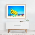 thumbnail image 5 of Blurred Beach Vibes - San Diego California Photography Oak Framed Wall Art Print 16 x 24 inches, 5 of 6