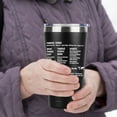 thumbnail image 5 of 20 oz Double-sided Vintage 1992 Coffee Tumbler Cup With Old Time Information, 30th Birthday Gifts for Women Men Parents, 30th Birthday Decoration, 30th Vacuum Cup with Lid Black, 5 of 6