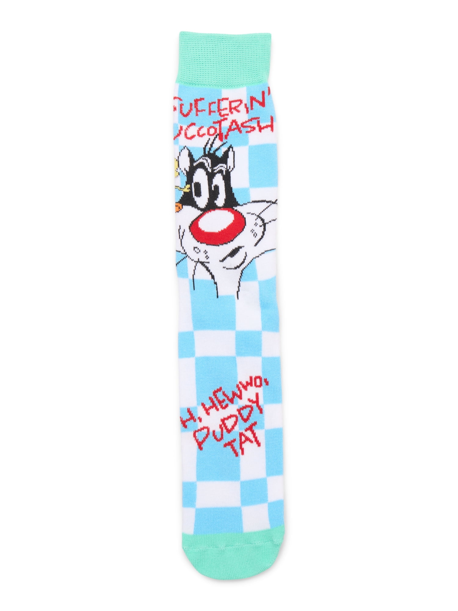Looney Tunes Men's Crew Socks, 6-Pack, Shoe Sizes 8-12