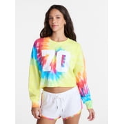 Pride Graphic Washed Cropped Crewneck Sweatshirt, Women's XXS-XL