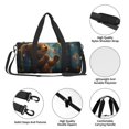 thumbnail image 4 of Fuzoiu Cute Butterfly Bear Print Travel Bag, Large Capacity Travel Bag, Sports Gym Bag, Travel Duffel Bag, Weekender Overnight Bag for Women and Man, 4 of 6