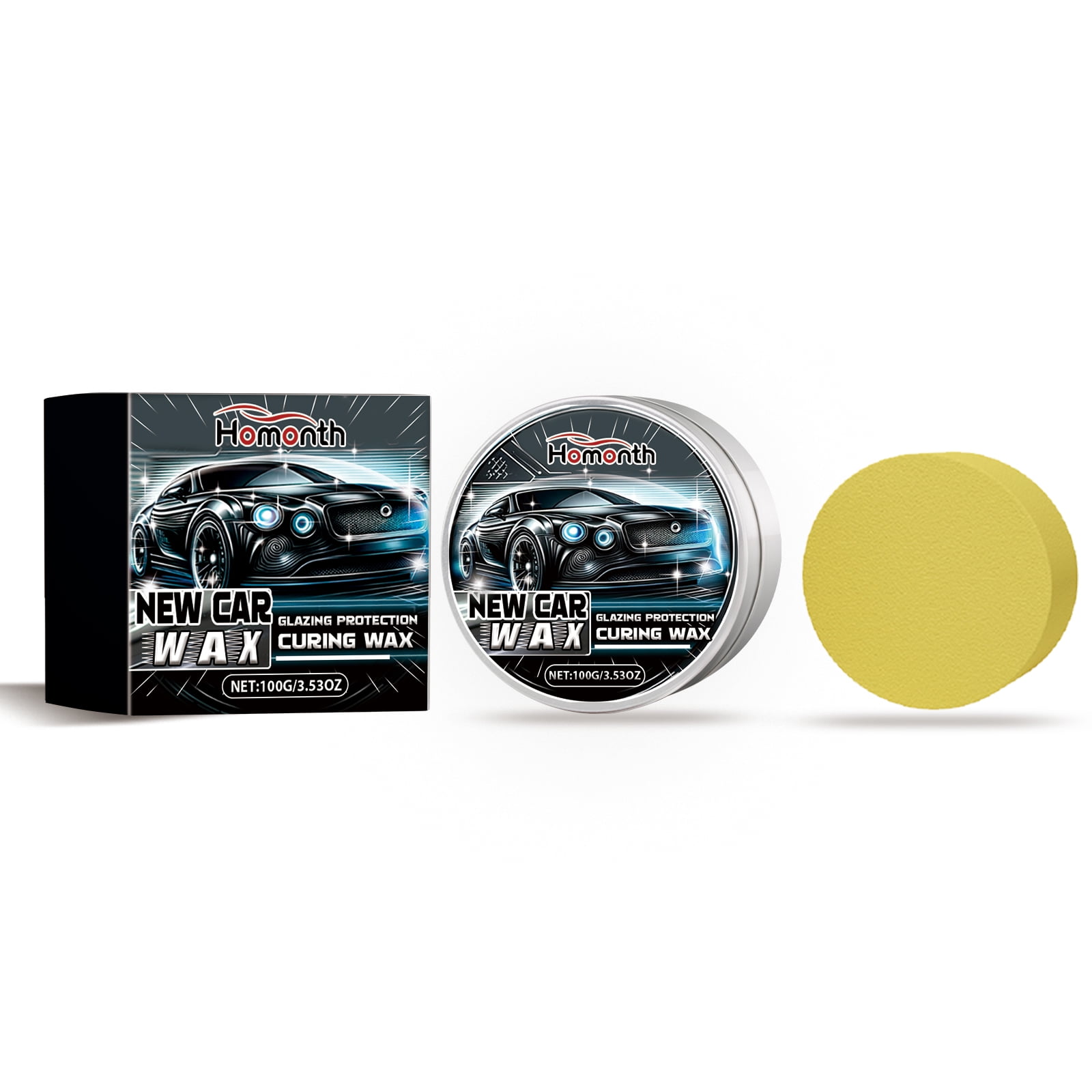 メンテナンス HBS SCORPIUS deluxe car wax Amazon.com: Black Gold Car Wax with Pad Solid Auto Carnauba