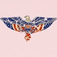 thumbnail image 2 of CafePress - Retro Eagle And USA Flag Long Sleeve Infant T Shir - Long Sleeve Infant T-Shirt, 2 of 2