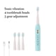 thumbnail image 3 of Cepillo de dientes eléctrico sónico, modo de 5 velocidades, carga USB, 4 colores, IPX7, impermeable, ultrasónico, recargable, cepillo de dientes de pelo suave para adultos, 3 of 5