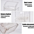 thumbnail image 3 of Acrylic Automatic Toothpick Dispenser, Trianu Clear Creative Toothpick Holder Dispenser, Sturdy Safe Container Toothpick Storage Box for Kitchen Home Restaurant Table Party, 3 of 9